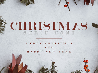 Christmas Serif font