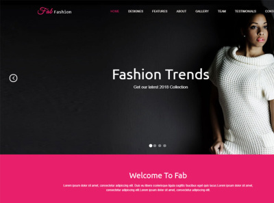 Fashion style - Website Design - Modern