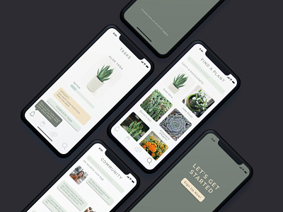 Flourish Home App app app design application plants ui uidesign ux uxdesign