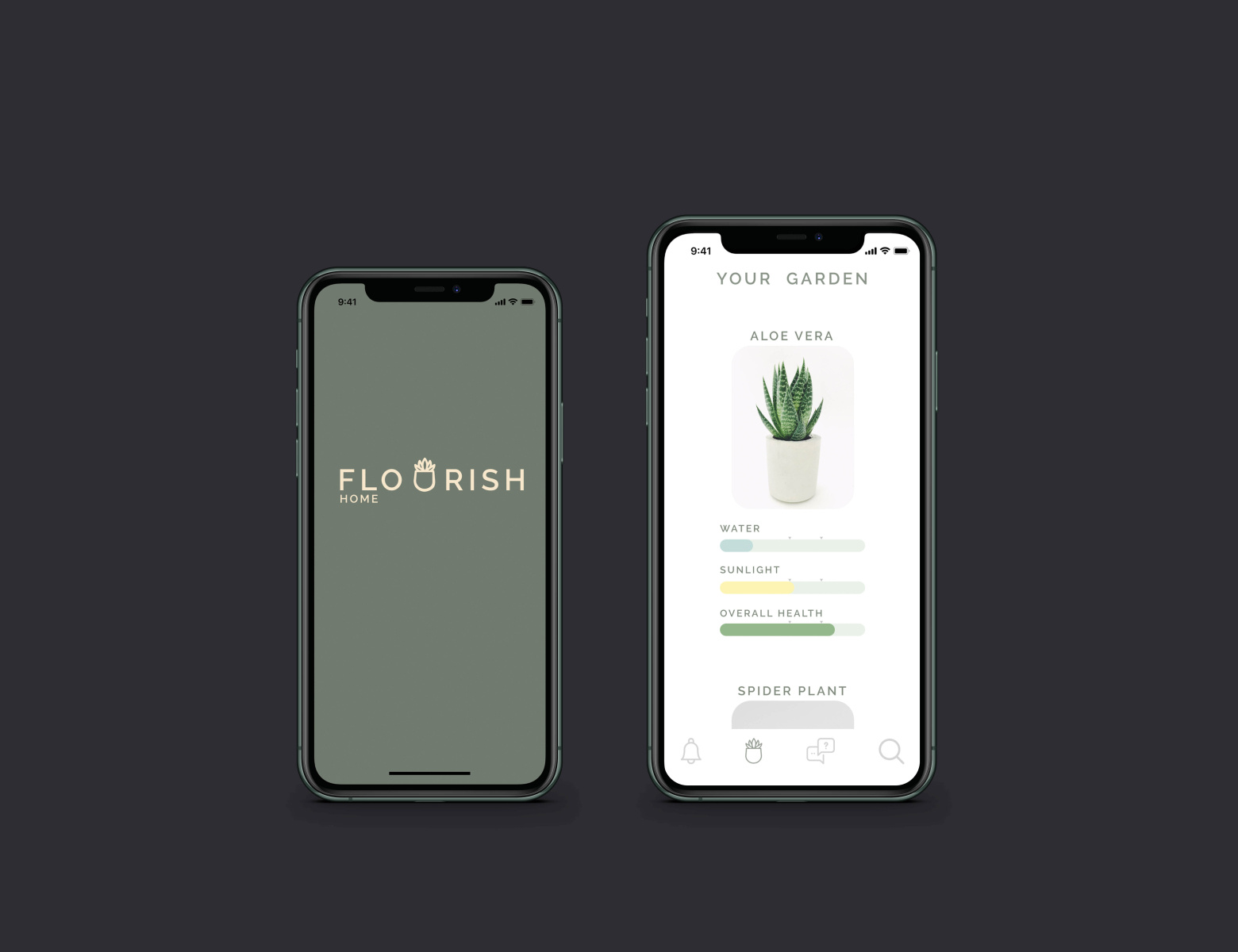 Flourish Home App by Julia Catalanello on Dribbble