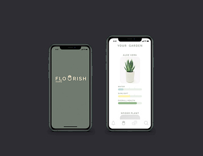Flourish Home App app app design application botany design plants ui uidesign ux uxdesign