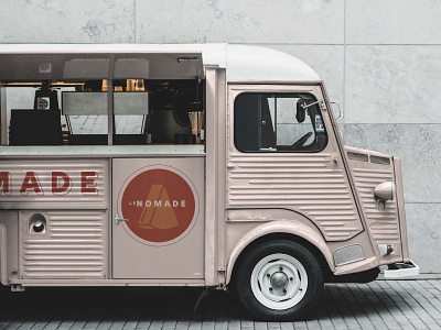 Le Nomade Food Truck brand brand design brand identity branding design logo restaurant branding visual identity