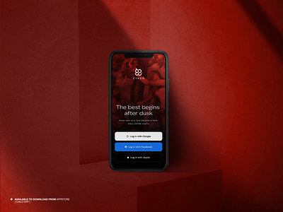 Loyalty Program App for CIAŁO- Techno Club in Wrocław (PL) app design buttons design figma graphic design homepage iphone mockup loginscreen mockup phone product design red ui ux