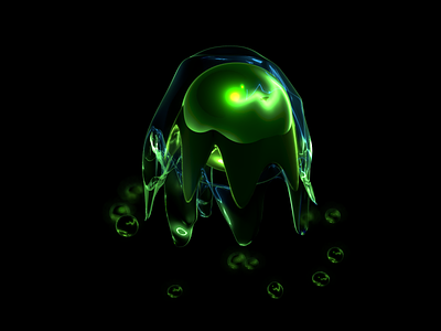 An orb like jellyfish render