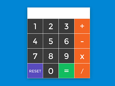 Daily UI #004: Calculator calculator javascript js webdesign webflow