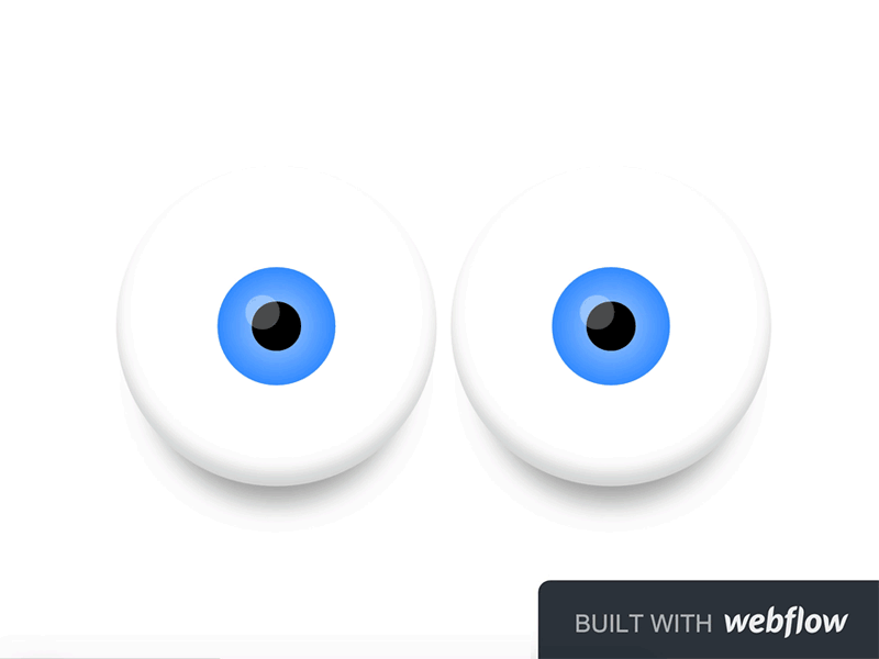 Eyesite #MadeinWebflow css css3 eyeball eyes webflow