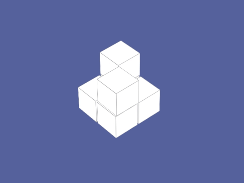 Cube Loading Animation Loop (Made in Webflow)