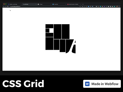 CSS Grid codepen css grid css3 webflow