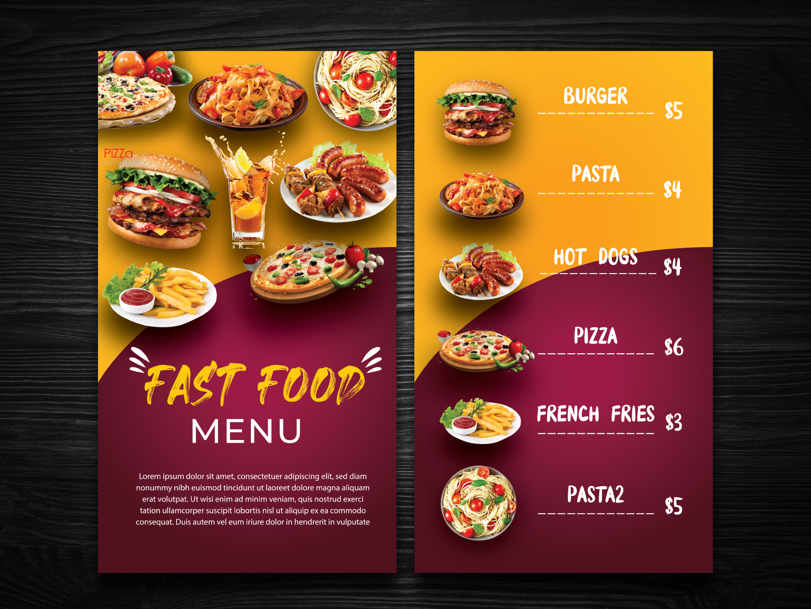 Food menu. Баннер меню для кафе. Fast food menu Design. Menu Design Size.