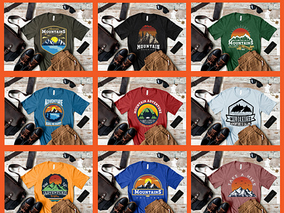 Mountain T Shirt designs, themes, templates and downloadable graphic  elements on Dribbble