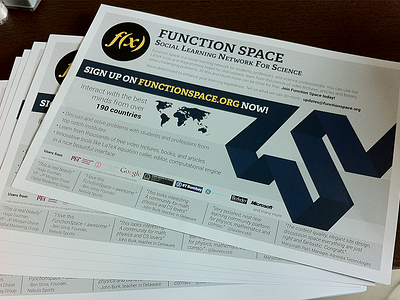 Function Space Poster illustration poster