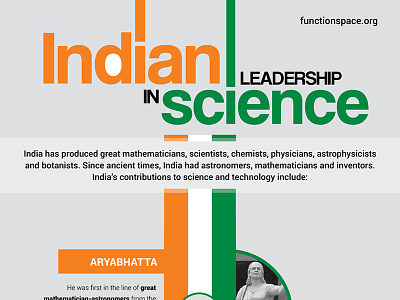 Indian Leadership In Science infographic