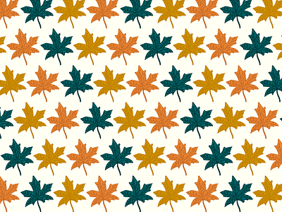 Fall Leaves Surface Pattern