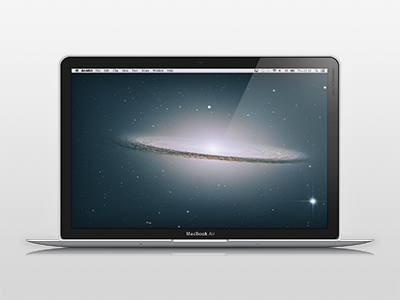 Macbook Air Pro Imagined. Made of Vectors & Layer Styles. apple layerstyles macbook vector