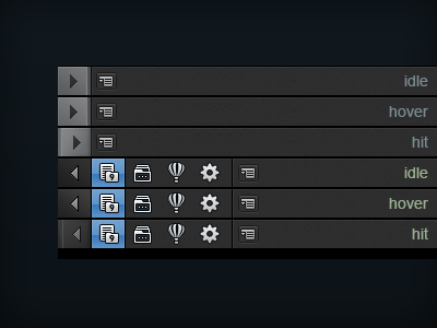 Expand toggle (side panel appears below)