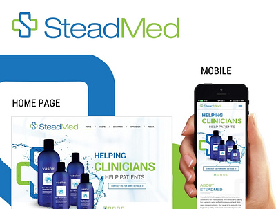 Stead Med Responsive Website UI Design cool creative webdesign website