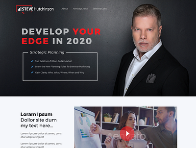 Steve Hutchinson Direct Marketing Website Design cool smart design webdesign