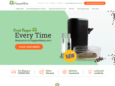 Peppermate Brand Web Design