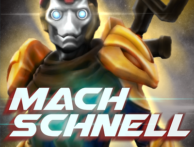 Mach Schnell - Game App Icon app design concept design game art game design logo vector