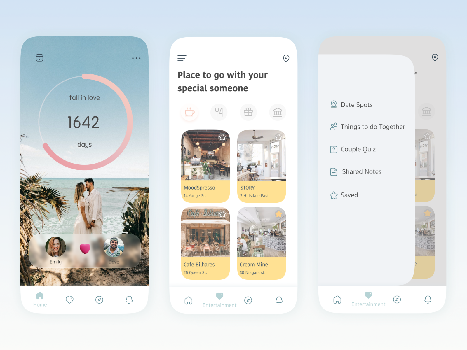 App For Couple By Hannah Chun On Dribbble