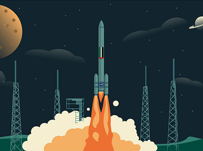 Emirats Rocket 01 illustration