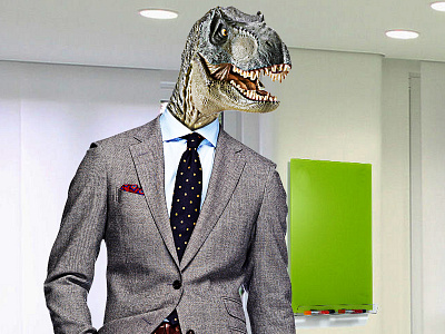 Jurassic Taxes advertising dinosaur green hr block jurassic money office suit taxes