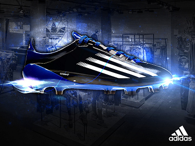 Adidas - adiZero cleat campaign 4 adidas advertising athlete cj spiller effects football lighting nfl sports