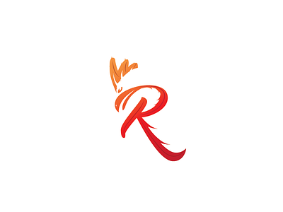 Rooster mark Concept brand colorful icon identity logo symbol type typography vector