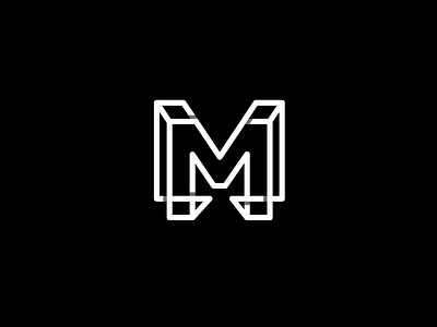 M monogram symbol