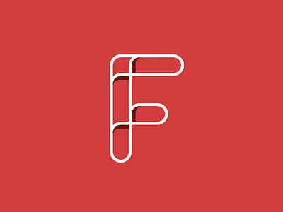 F Monogram brand font icon identity letters logo mark monogram outlines symbol type typographic