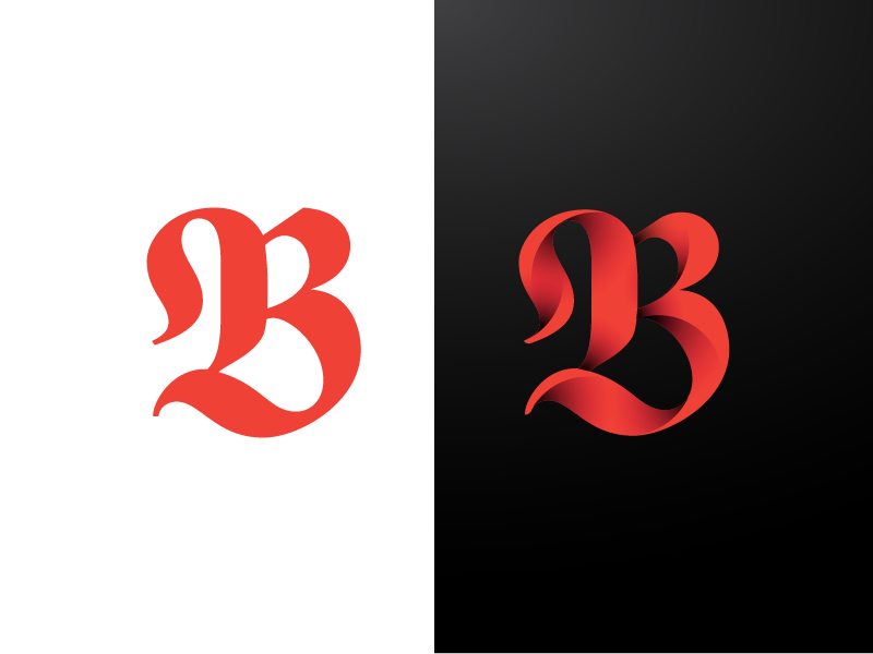 3D Letter B Monogram By Pixelcup On Dribbble