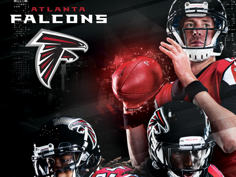 Atlanta Falcons Poster By Pixelcup On Dribbble