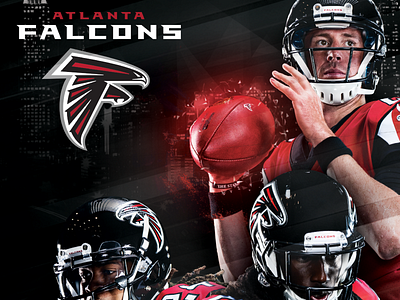 Atlanta Falcons Poster atlanta digital falcons football nfl photoshop poster sports wacom wallpaper