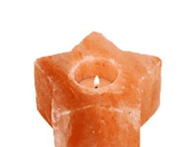 Starco, Pink Himalayan Salt Candle Holder With Candle candle candlelight icon pink salt salt saltcure