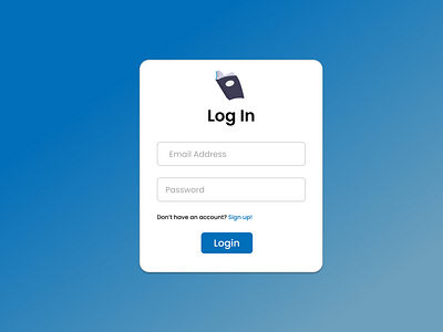 Login Form - Course Manager