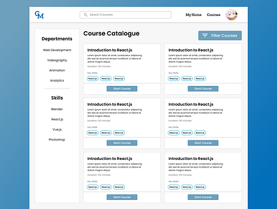 Course Manager - Catalogue