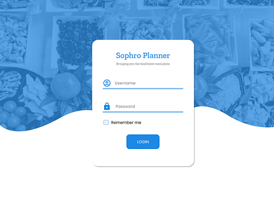 Sophro Planner Login