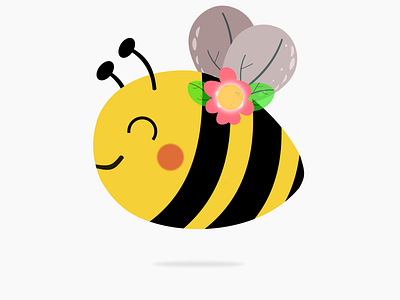 sweet bee bee design flatdesign inkscape logo svg