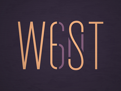 60west Logo logo typography