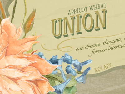Wedding Beer Label Series: Union