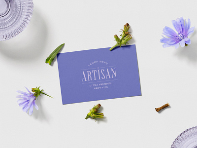 Artisan Brownies Business Card bakery branding brownie business card card chocolate design food graphic design high end logo luxury minimal pastry printable sweet type typography