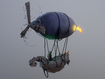 Airship of the Dead sculpt vr