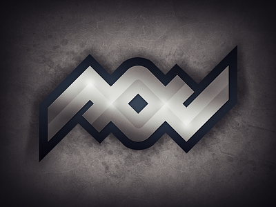 AOV Logo bevel branding concept design graphic logo logotype look metalic stone