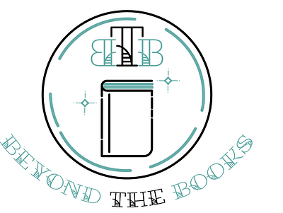 Beyond the Books Logo design illustration logo design logos podcast
