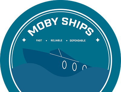 Moby Ships branding design illustration logo ui vector