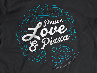 Peace, Love & Pizza T-Shirt design shirt t shirt tee typography