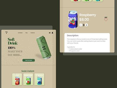 Soft Drink Website