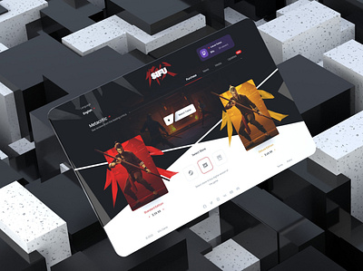 Sifu Website Concept after effects cinema 4d epic games game sifu steam ui ux