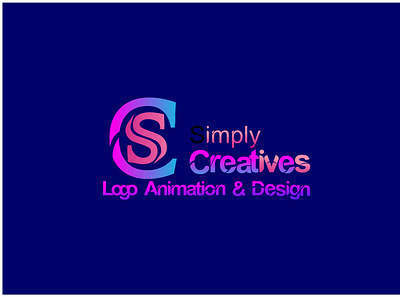 Letter CS logo 3d logo animation logo letter cs simply logo