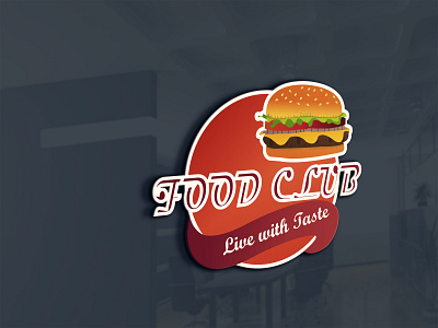 Fast food logo 3d logo club logo food club logo food logo logo
